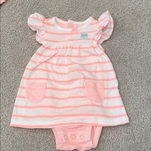 Carters NB Snap Bodysuit Dress
